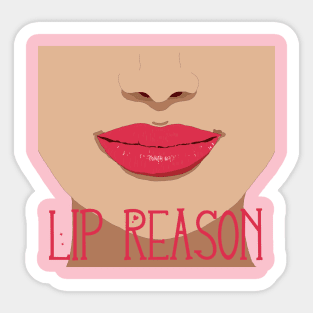 Lip Reason Sticker